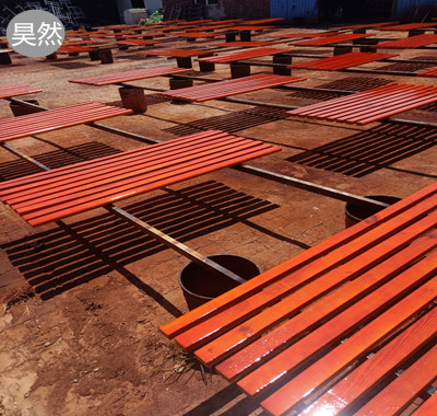 精品戶外休閑椅子面噴漆完成 精品戶外休閑椅子面噴漆完成